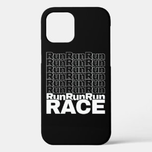 Motiverende hardloopcitaat voor in training - hard Case-Mate iPhone case