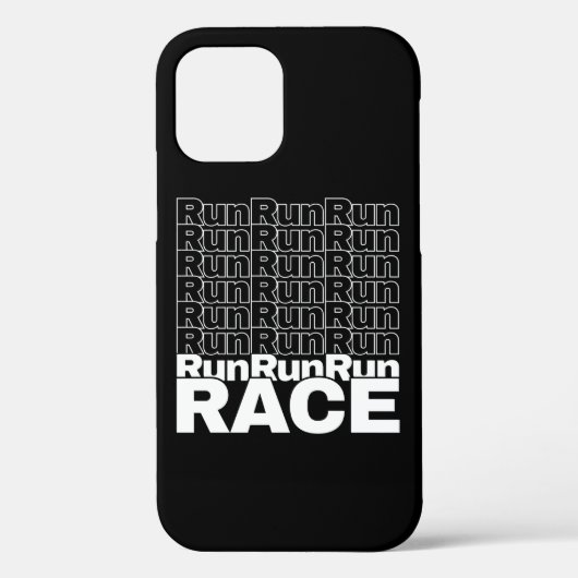 Motiverende hardloopcitaat voor in training - hard Case-Mate iPhone case (Achterkant)