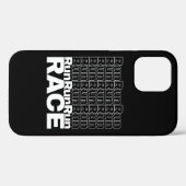 Motiverende hardloopcitaat voor in training - hard Case-Mate iPhone case (Achterkant (horizontaal))