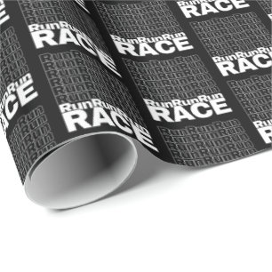 Motiverende hardloopcitaat voor in training - Ren Cadeaupapier