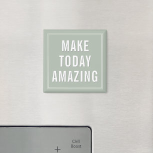 Motiverende Inspirerende Bevestigingscitaat Magneet