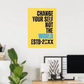 motiverende inspirerende fitness quotes posters (Thuiskantoor)