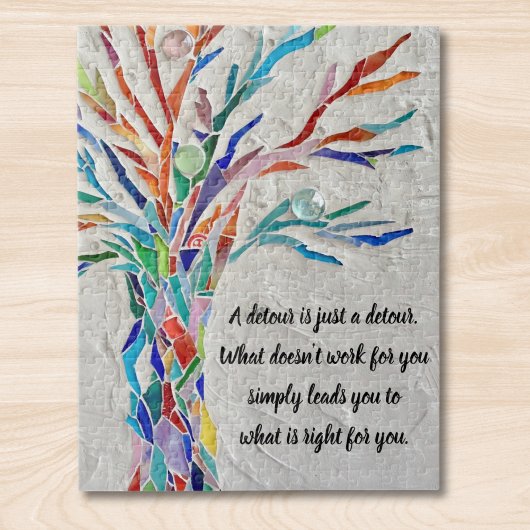 Motiverende Inspirerende Spreuk Legpuzzel