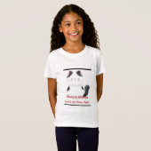 Motiverende kat grafische T-shirt (Voorkant volledig)