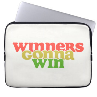 Motiverende laptophoes laptop sleeve