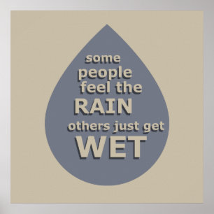 Motiverende levensquote poster