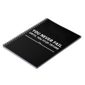 Motiverende levensspreuk notitieboek (Linkerzijde)