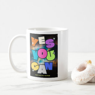 Motiverende Mentaliteit Succes Inspiratie Ontwerp Koffiemok