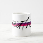 Motiverende mok met penseelstreek citaat (Center)