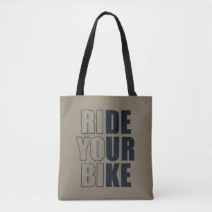 Motiverende Mountainbike Quote - Grappige Fiets Tote Bag