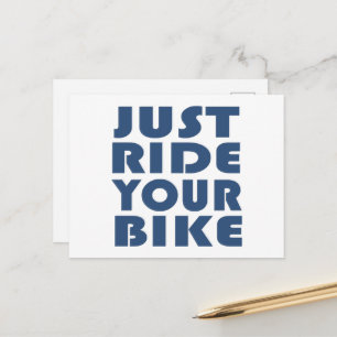 Motiverende Mountainbike-quote - Grappige fietsen Briefkaart