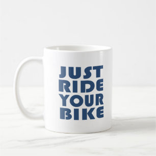 Motiverende Mountainbike-quote - Grappige fietsen Koffiemok