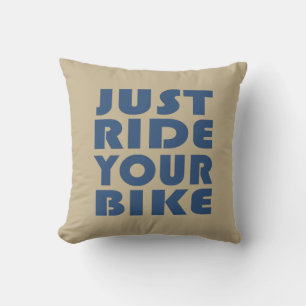 Motiverende Mountainbike-quote - Grappige fietsen Kussen