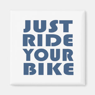 Motiverende Mountainbike-quote - Grappige fietsen Magneet