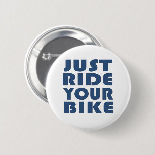 Motiverende Mountainbike-quote - Grappige fietsen Ronde Button 5,7 Cm