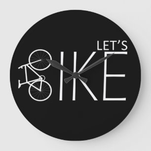 Motiverende mountainbike-quotes grote klok