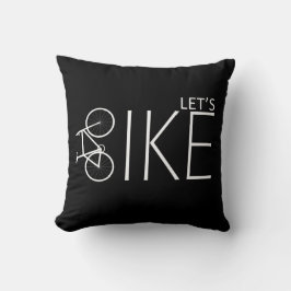 Motiverende mountainbike-quotes kussen