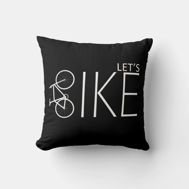 Motiverende mountainbike-quotes kussen (Voorkant)