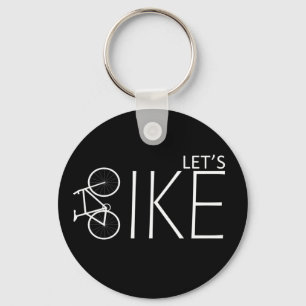 Motiverende mountainbike-quotes sleutelhanger