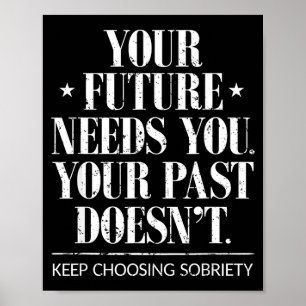 Motiverende Nuchtere Verslaving Inspirerende Nucht Poster