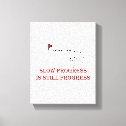 Motiverende ontwerpquote canvas afdruk (Voorkant)