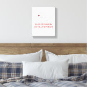 Motiverende ontwerpquote canvas afdruk (Insitu (Slaapkamer))