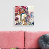 Motiverende op canvas gedrukte kunst  afdruk (Insitu (Woonkamer))