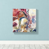 Motiverende op canvas gedrukte kunst  afdruk (Insitu (Houten vloer))