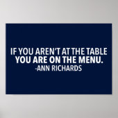 Motiverende politieke quote van Ann Richards Poster (Voorkant)