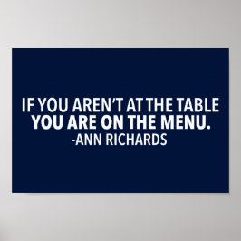 Motiverende politieke quote van Ann Richards Poster