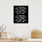 Motiverende, positieve citaten, positieve uitsprak poster (Keuken)