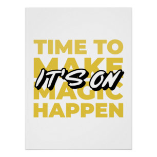 Motiverende Poster Typografie Gym Focus