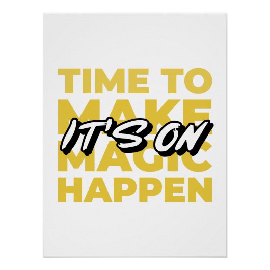 Motiverende Poster Typografie | Gym Focus (Voorkant)