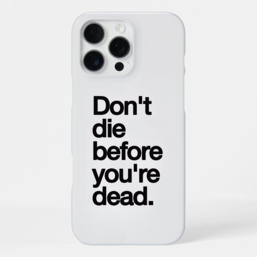 Motiverende quote iPhone16 hoes iPhone Hoesje (Achterkant)