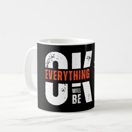 Motiverende Quote Koffiemok (Voorkant links)