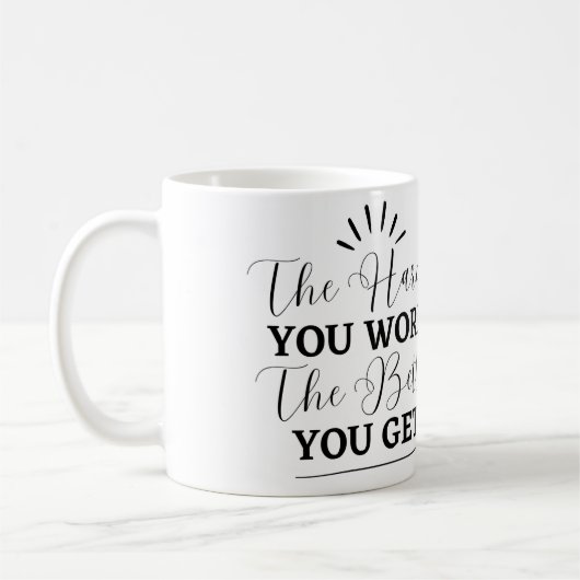 Motiverende Quote Koffiemok (Links)