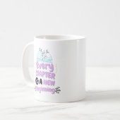 Motiverende quote koffiemok (Voorkant links)