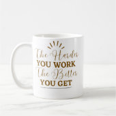 Motiverende Quote Koffiemok (Links)