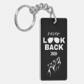 Motiverende Quote Metal Sleutelhanger (Voorkant Links)