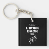 Motiverende Quote Metalen Sleutelhanger (voorkant)