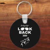 Motiverende Quote Metalen Sleutelhanger (Voorkant)