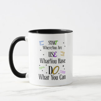 Motiverende Quote Mok – Inspirerende Koffiekop
