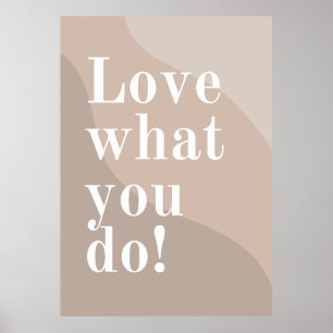 Motiverende Quote Poster