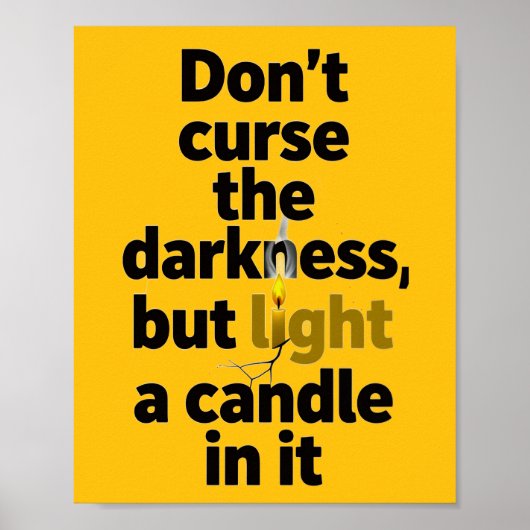 Motiverende Quote Poster (Voorkant)