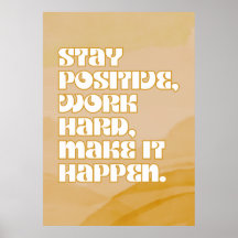 Motiverende Quote Poster
