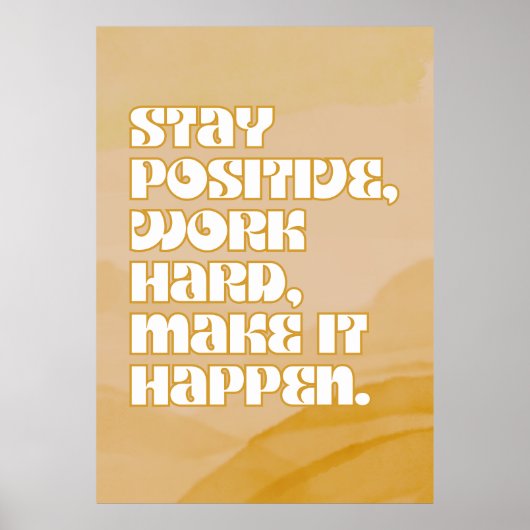 Motiverende Quote Poster (Voorkant)