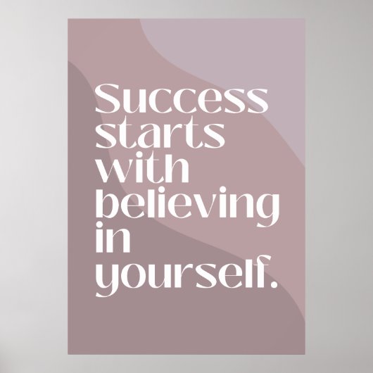 Motiverende Quote Poster (Voorkant)