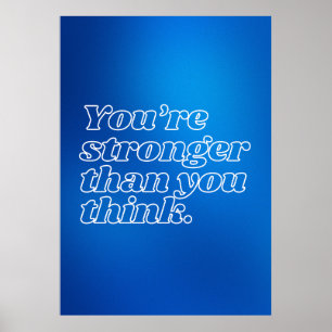 Motiverende Quote Poster