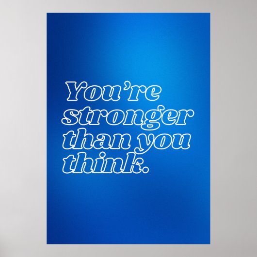 Motiverende Quote Poster (Voorkant)