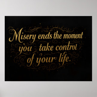 Motiverende Quote Poster